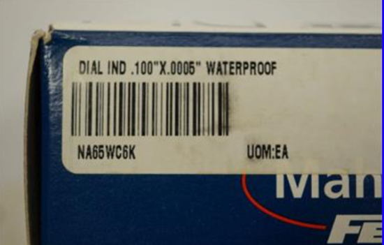 Mahr Federal USA made WATERPROOF 0.100" Range  Dial Indicator. 0.0005" GRAD - Cardon Tools