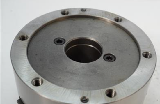 New Old Stock Bison 6" 4-Jaw SELF CENTERING Lathe Scroll Chuck 3604-160 (Flat back) - Cardon Tools