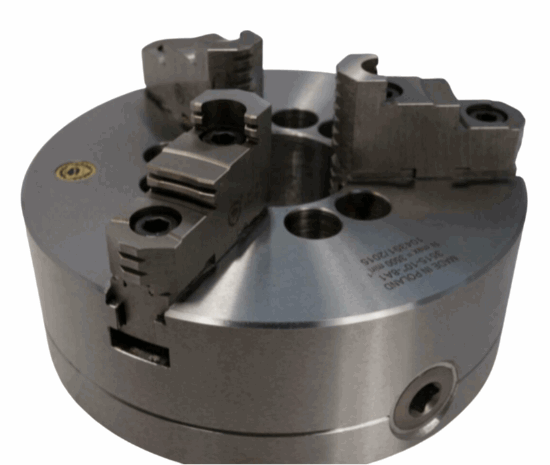 Bison 10" Steel 3-Jaw 2pc Jaws Lathe Chuck - A8 A1-8 mount- Demo Model 7-821-1018 - Cardon Tools