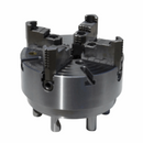 Bison POLAND 10" 4-Jaw STEEL Independent Lathe Chuck D1-8 BACK 4343-10"-8 - Cardon Tools