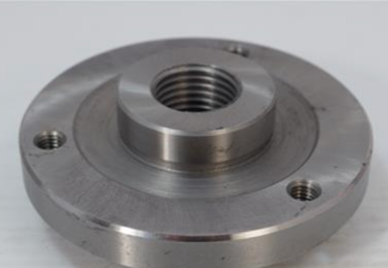 New Old Stock Bison 4" Set Tru Chuck Adapter Plate 1" x 10 TPI