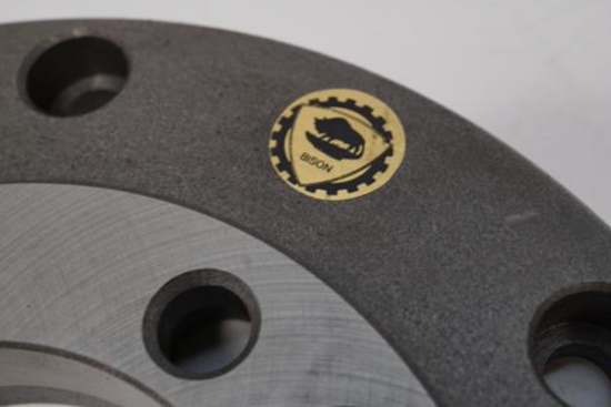 New Old Stock Bison Fully Machined 8" Lathe Chuck Adapter Back Plate. A-5 A5 mount. 8210-8"-5 - Cardon Tools