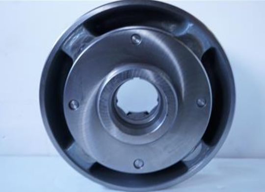 SCA Made in Sweden Heavy Duty 12" 4-Jaw Independent Lathe Chuck L0 L-0 Back - Cardon Tools