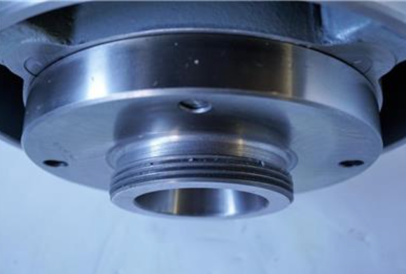 SCA Made in Sweden Heavy Duty 12" 4-Jaw Independent Lathe Chuck L0 L-0 Back - Cardon Tools