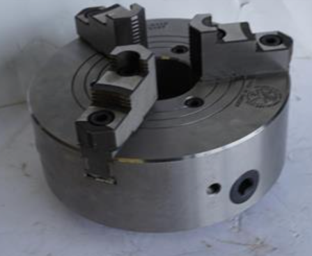 SCA 10" 2pc Jaw STEEL 3-Jaw Lathe Chuck L-0 L0 Direct Mount  Back - Cardon Tools