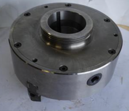 SCA 10" 2pc Jaw STEEL 3-Jaw Lathe Chuck L-0 L0 Direct Mount  Back - Cardon Tools