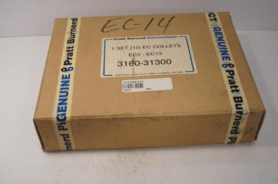 Pratt Burnerd UK Made 12 Pc EC MultiSize Chuck Collet Set. EC2-EC13 - Cardon Tools