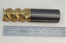 Morse Cutting Tools USA 1" Solid Carbide TiN Coated 60° Helix 3 Flute End Mill 90647 - Cardon Tools