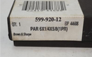 MATCHED Pair HARDENED Brown & Sharpe 6"x1/4"x5/8" Parallels. 599-920-12 - Cardon Tools