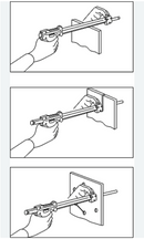 New Old Stock FACOM France ALL-METAL Revolver Frame Hacksaw with sliding blade Guide - Cardon Tools