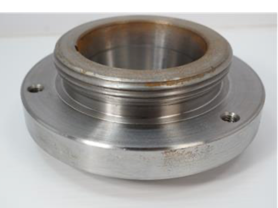 New Old Stock KCM STEEL 6" Set-Tru Lathe Chuck Adapter / Backplate. L0 L-0 back - Cardon Tools