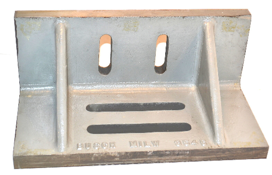 New Old Stock Busch Precision USA Made 12"x5" x 6" Machinists SLOTTED ANGLE PLATE - Cardon Tools