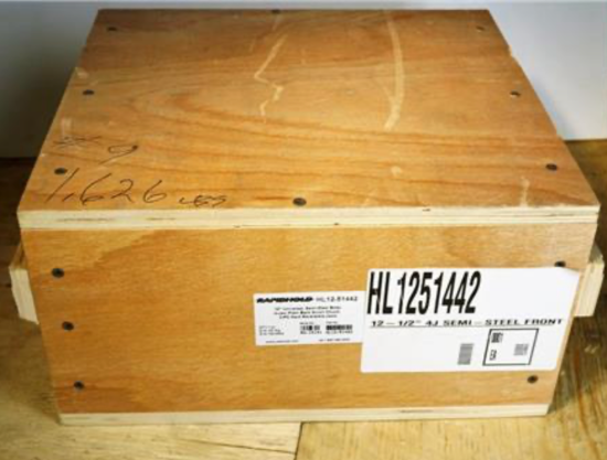 Rapidhold 12" 4-Jaw Front Mount Scroll Chuck. Plain Back. 2pc Reversible Jaws. 51442 - Cardon Tools