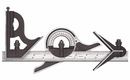 Starrett 9-12-4R 12" COMBINATION Set with Square, Center and Protractor Head and Blade - Cardon Tools