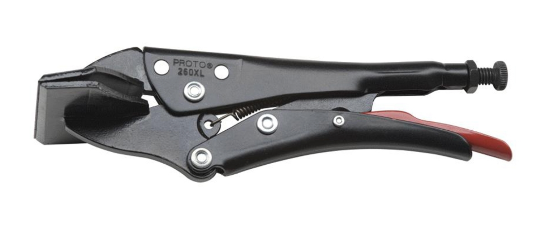 PROTO 260XL Made in Spain  Sheet Metal Workers WIDE Jaw Locking Pliers 8-1/16" OAL - Cardon Tools