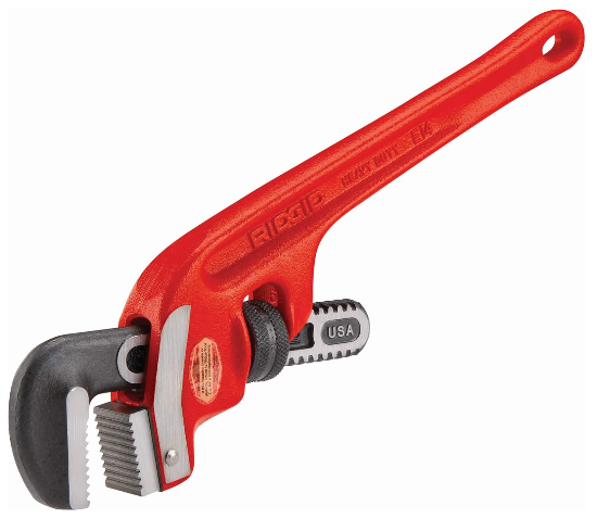 Ridgid Tools USA Made  31070 E14 2-Inch Heavy-Duty End Pipe Wrench - Cardon Tools