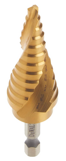 DeWALT DWA1786IR 3/16in - 7/8in IMPACT READY Titanium Nitride Coated Step Drill Bit - Cardon Tools