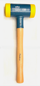 Wiha 91oz Dead Blow Hammer with Polyurethane Tips & Hickory Handle 80070 - Cardon Tools