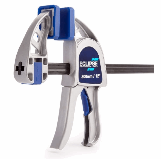 Eclipse Professional Tools EOHBC12-HD Heavy Duty 12" One Handed Bar Clamp / Spreader - Cardon Tools