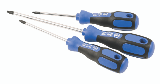 3pc WIHA 3k series #45891 Made in Germany Proturn Square Drive Screwdriver Set #1, #2 and #3