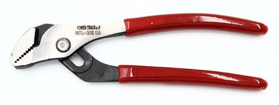 TINY 4-5/8" Proto USA Made Tongue and Groove Water Pump Pliers 261SG - Cardon Tools