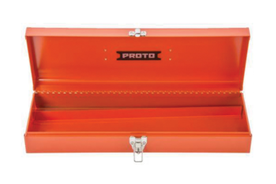 Proto USA MADE J5496-NA Portable Socket Set Tool Box  19" Long x 6-1/4" Wide Steel Box and Handle - Cardon Tools