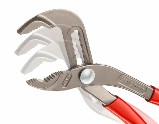 9" Facom Slip Joint Multi-Grip Water Pump Pliers. 170A.25. Made in France - Cardon Tools