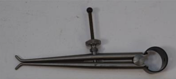 Beautiful New Old Stock General USA made 4" ROUND LEG Inside Spring Caliper. 404-4 - Cardon Tools