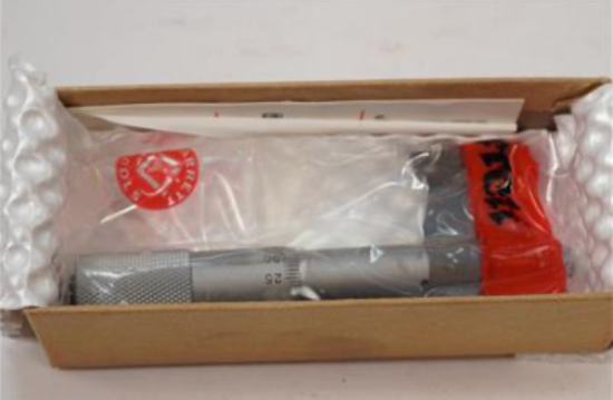 Starrett 700MB Inside Micrometer Caliper 25-50mm Range, 0.01mm USA Made - Cardon Tools