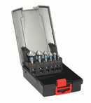 Wurth Germany METRIC 6PC Countersink Set 6.3-20.5mm  BLUE RING HSS 90° DIN 335 C ZEBRA Premium - Cardon Tools