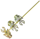 Kraft Tool USA MADE DC311 Jiffler Paint & Drywall Mud Mixer with 3 - 5" Wheels