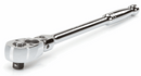 Tekton 3/8" Full Polish Fine Tooth 11" Flex Head Ratchet with Quick Release - Cardon Tools