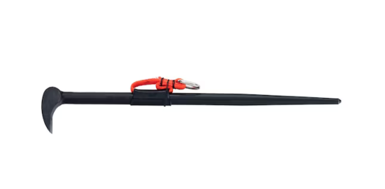Proto J2126-TT Tethered Aligning Pry Bar: Chisel End Tether Ready Rolling Head Pry Bar - Cardon Tools