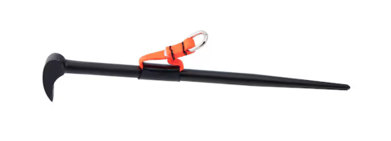 Proto J2126-TT Tethered Aligning Pry Bar: Chisel End Tether Ready Rolling Head Pry Bar - Cardon Tools