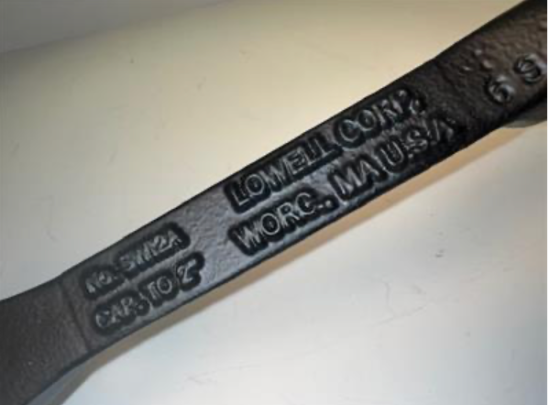 Lowell USA Made 2" Cap. WARNOCK Strap /  Pipe Wrench SW12A - Cardon Tools