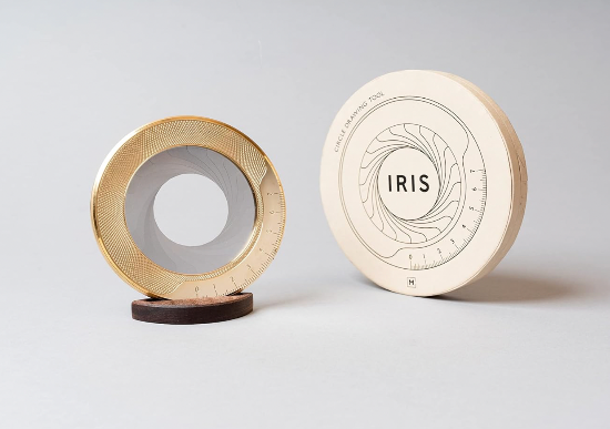 SOLID Brass and Stainless Steel Makers Cabinet IRIS Circle Drawing Tool 3-70mm Range - Cardon Tools