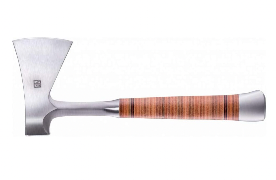 HALDER  Germany Hand AXE with Leather Handle and Wooden Presentation Box