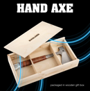 HALDER  Germany Hand AXE with Leather Handle and Wooden Presentation Box - Cardon Tools