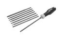 PROTO 9pc  Strikeable Extraction Multi-Bit Screwdriver Set c/w Belt holster