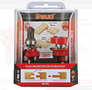 Freud 99-760 Premier Adjustable Rail and Stile Router Bit Set (Round Over ), 1/2-Inch Shank Made in ITALY 