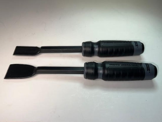 New Old Stock PROTO USA Made Strikeable Gasket Scraper Set 1" and 1-1/2" - Cardon Tools