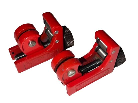 2 New Old Stock  SUPER EGO Made in SPAIN No.722 MINI PRO Pipe Tubing Cutter 1/8" - 7/8" cap - Cardon Tools