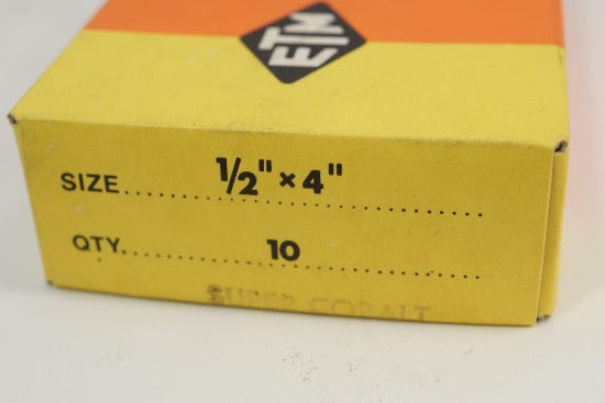3  ETM Israel Super Cobalt HSS 1/2" x 4"Square Lathe Cutter Tool Bit - Cardon Tools