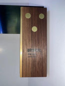 New Old Stock  Irwin MARPLES 6" Cabinetmakers Triple Pinned Brass and WALNUT Tri Square - Cardon Tools