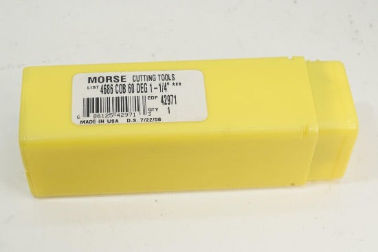 Morse Cutting Tools USA M42 8% Cobalt 1-1/4" ShearMill End Mill. 60 Helix 42971 - Cardon Tools