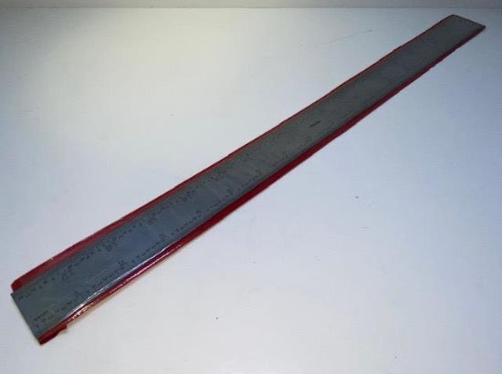 New Old Stock MITUTOYO made in USA 16R 18" RIGID Steel Rule Ruler 182-142 - Cardon Tools