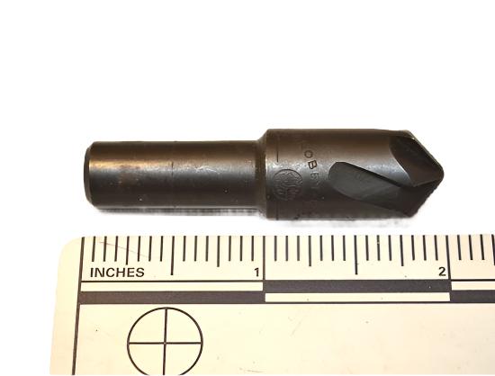 2 New Old Stock GROBET USA 6 Flt CHATTERLESS COUNTERSINKS 1/2" X 2" 100 Deg - Cardon Tools