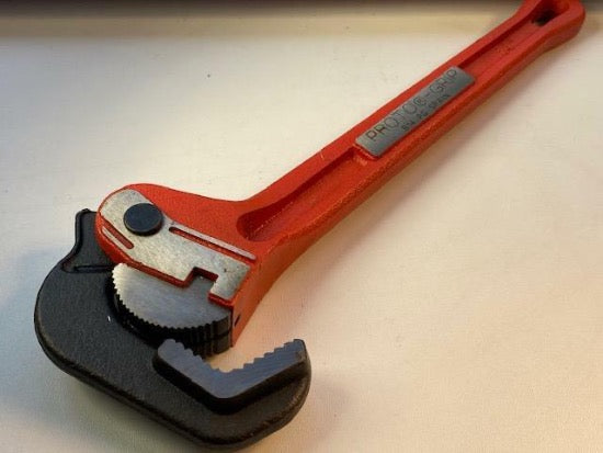 Proto  made in SPAIN J814PG Proto-Grip 14" HOOK Jaw Pipe Wrench - Cardon Tools
