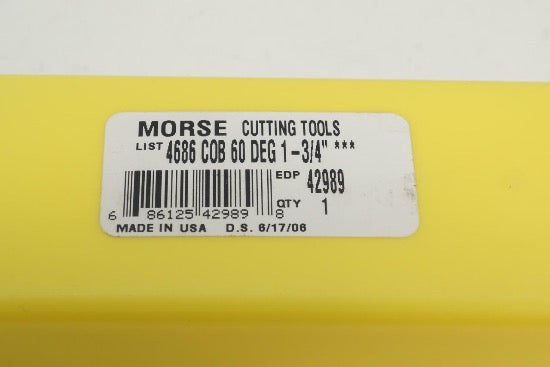 Morse Cutting Tools USA 8% Cobalt 1-3/4" ShearMill End Mill. 60 Helix - Cardon Tools