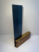 New Old Stock  Irwin MARPLES 6" Cabinetmakers Triple Pinned Brass and WALNUT Tri Square - Cardon Tools